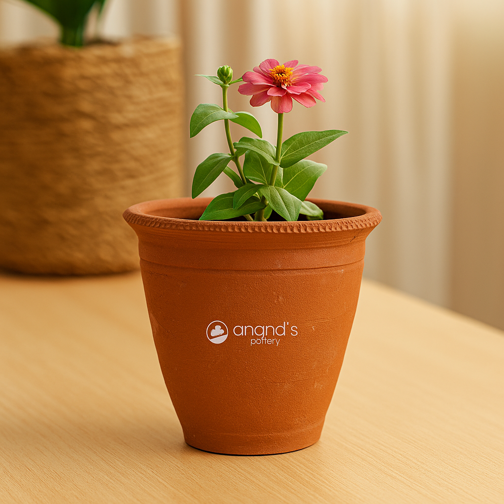 4 inch Clay Flower Pots Terra Cotta Plant Pots with Drainage Holes Cactus Succulent Pots Small Terracotta Pots Mini Planter for Indoor Outdoor Plants DIY Craft Wedding Favor