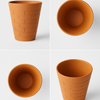 400 ML ,Unglazed Handmade Clay Glass Piece of 2/ Earthen Glass for Drinking Water, Milk/Mud Glasses/Mitti Ke Glass/Ayurvedic Item (with Mirror Finish)