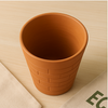 400 ML ,Unglazed Handmade Clay Glass Piece of 2/ Earthen Glass for Drinking Water, Milk/Mud Glasses/Mitti Ke Glass/Ayurvedic Item (with Mirror Finish)