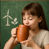400 ML ,Unglazed Handmade Clay Glass  Earthen Glass for Drinking Coffee / Water, Milk/Mud Glasses/Mitti Ke Glass/Ayurvedic Item (with Mirror Finish) ,Coffee/ Milk/ Water mug