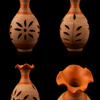Handcrafted Terracotta Vase by Anandspottery: Embrace Rustic Elegance & Natural Charm |Terracotta Vase for Home Decoration |