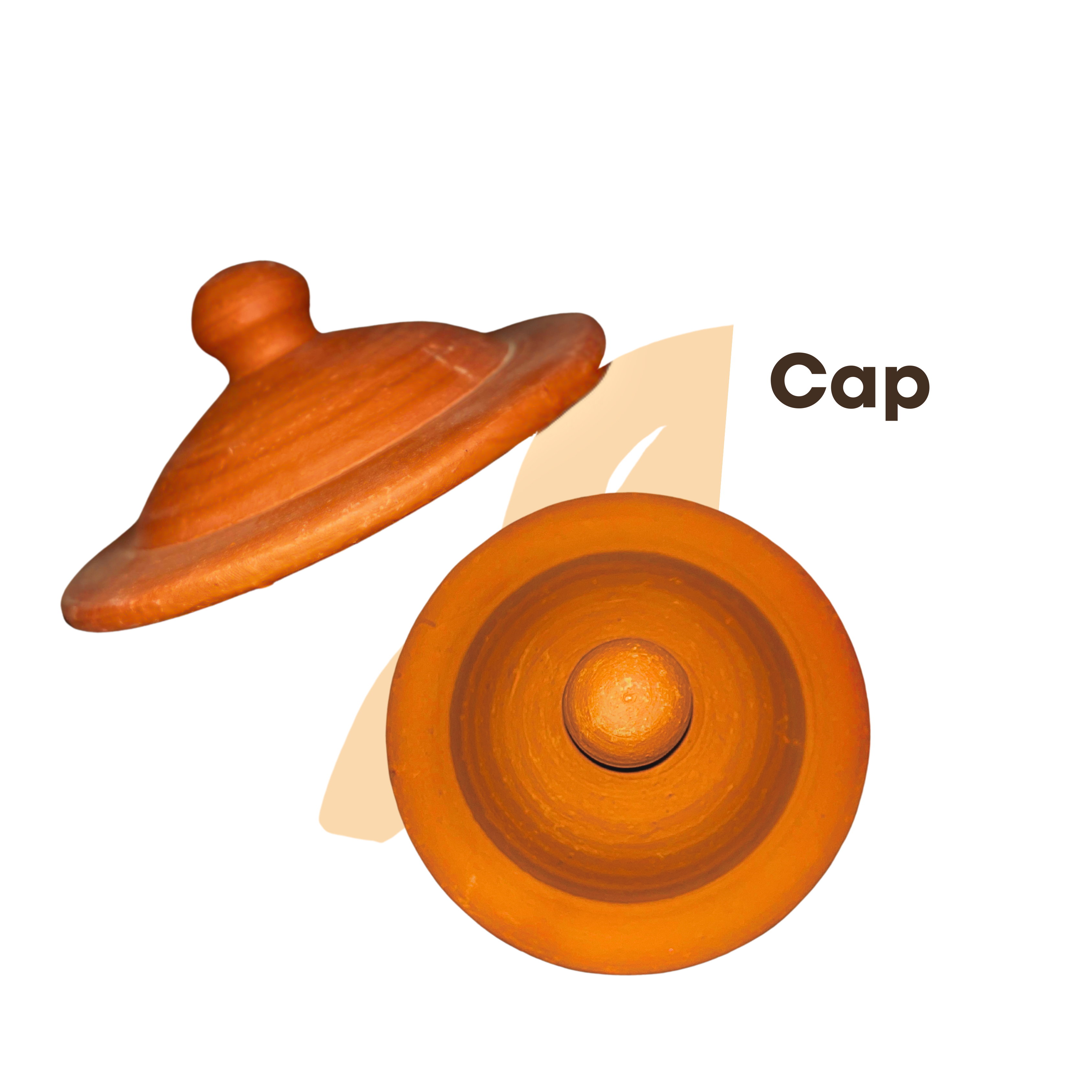 Clay Water pot with tap and cap [Anands pottery]