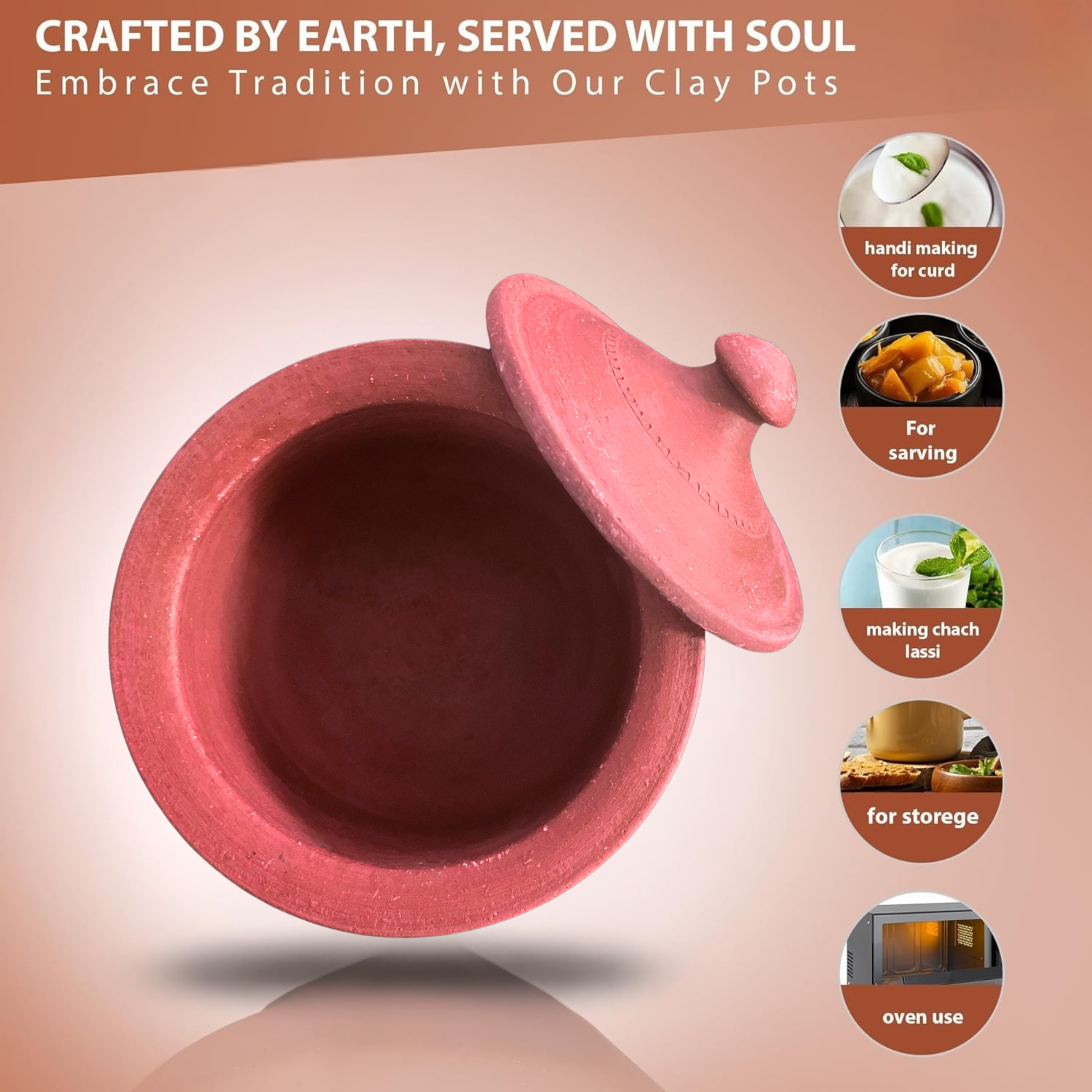 teracota curd bowl