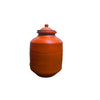 Clay Water pot with tap and cap [Anands pottery]