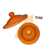 Clay Water pot with tap and cap [Anands pottery]